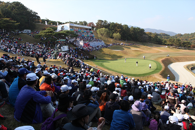 코오롱 한국오픈 골프선수권대회 입니다.